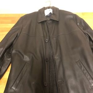 Brooks Brothers Leather Lined Jacket